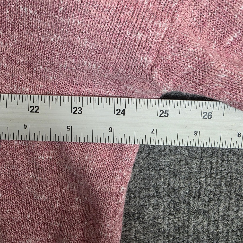 Eileen Fisher XL Organic Cotton Linen Slub Hooded Sweater Top Tunic Hoodie Knit - Picture 5 of 8
